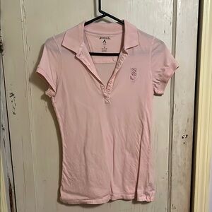 Antigua Pink Polo Seattle Mariners Shirt